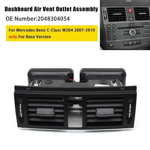 2007-2010 Mercedes Benz C-Class W204 Dashboard Air Vent Outlet Assembly 2048304054 Generic