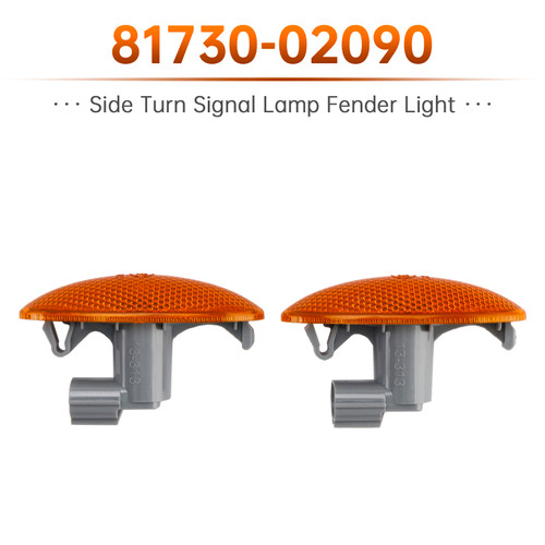 2007-2010 Toyota Corolla Side Turn Signal Lamp Fender Light 81730-02090 Amber Generic