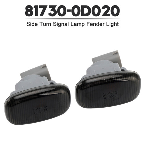 1994-2005 Toyota RAV4 Side Turn Signal Lamp Fender Light 81730-0D020 Smoked Generic