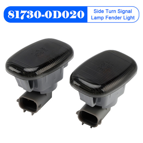 1993-1999 Toyota Starlet Supra Side Turn Signal Lamp Fender Light 81730-0D020 Smoked Generic