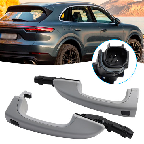 2011-2018 Porsche Cayenne Left&Right Side Exterior Door Handle 95853120501G2X Generic
