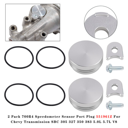 Chevy Transmission SBC 305 327 350 383 5.0L 5.7L V8 2 Pack 700R4 Speedometer Sensor Port Plug 551961Z Generic