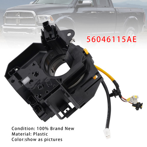 2011-2012 DODGE RAM 1500 2500 3500 Clock Spring With Heated and Angle Sensor 56046115AE Generic