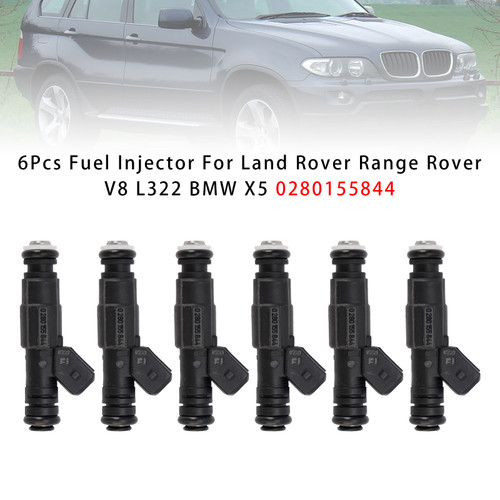 2004-2010 Jeep Cherokee Commander Grand Cherokee 6Pcs Fuel Injector 0280155844 Generic