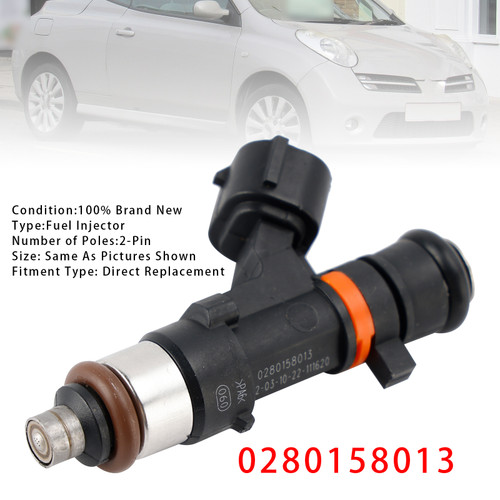 2003-2013 Nissan Micra III NOTE 1Pcs Fuel Injector 0280158013 Generic