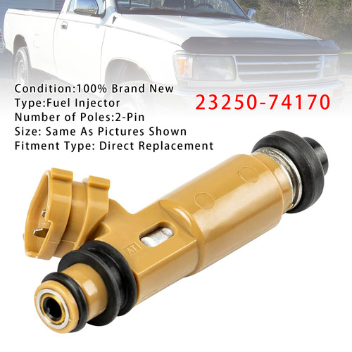 1994-2003 Toyota Avensis Carina Corona RAV4 2.2L 3.0L 1Pcs Fuel Injector 23250-74170
