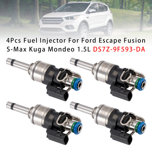 2015-2019 Ford S-Max 1.5 EcoBoost 4Pcs Fuel Injector DS7Z-9F593-DA Generic