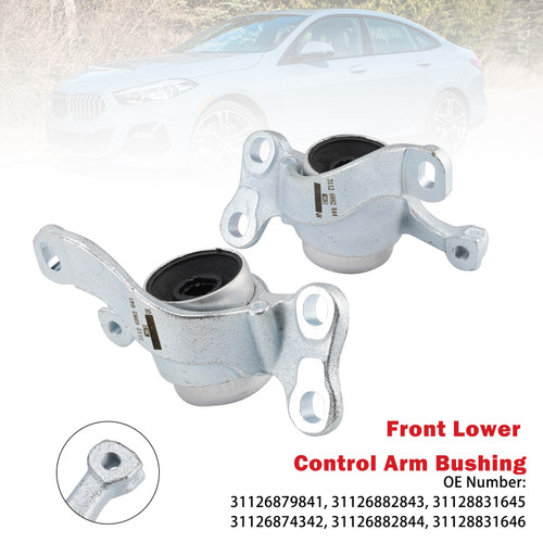 2020-2024 BMW 228i F44 2x Front Lower Control Arm Bushing 31126882843 31126882844 Generic