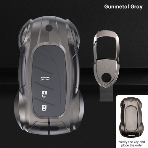 Lexus ES260h/RX350h/LS500h/NX260/UX260 Leather Alloy Zinc Car Key Gray Case Cover Generic