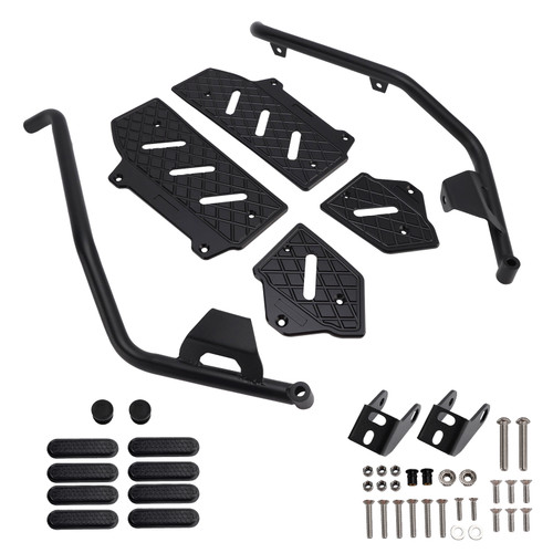 2022-2025 HONDA ADV350 Lower Engine Guard Frame Crash Bar Steel Black Generic