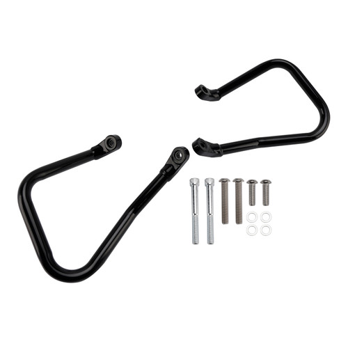 2018-2024 Softail FLHC FLHCS Engine Guard Crash Bar Frame Protector Bumper Black Generic