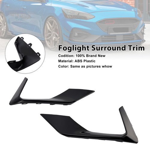 2018-2021 Ford Focus ST+ST LINE MK4 1* Foglight Surround Trim Black Generic