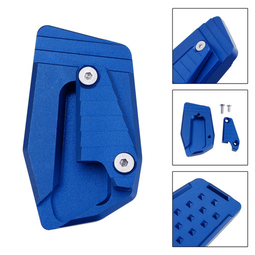 2017-2025 BMW K1600 Kickstand Side Stand Extension Pad Blue Generic