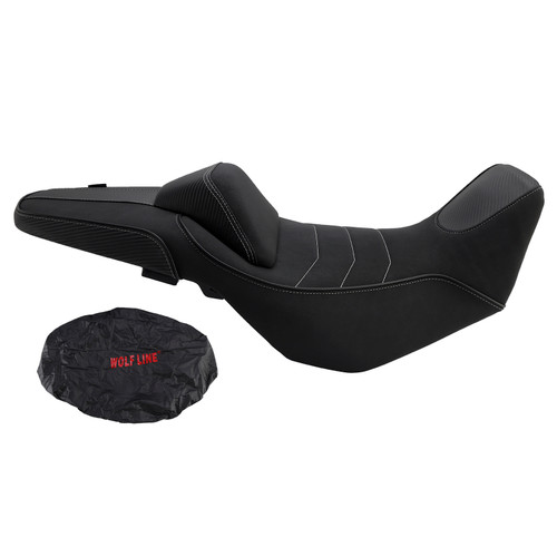 2024-2025 Honda Nx400 Nx500 Rider Passenger Seat Front Rear Cushion Black 15mm higher Generic