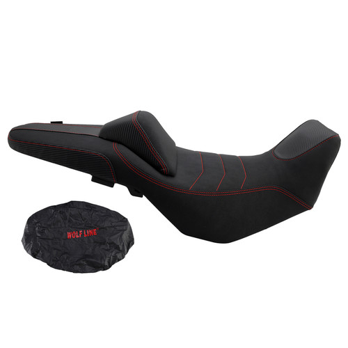 2024-2025 Honda Nx400 Nx500 Rider Passenger Seat Front Rear Cushion Red 15mm higher Generic