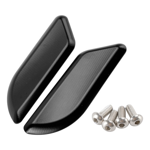 2015-2017 Ducati 959 Panigale 1299 Panigale CNC Racing Mirror Block Off Blanking Plates Black Generic