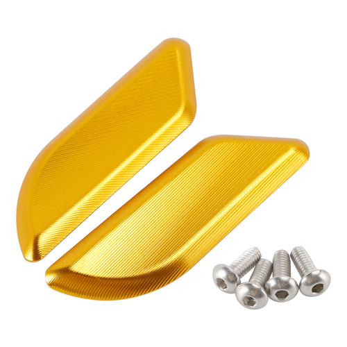 2015-2017 Ducati 959 Panigale 1299 Panigale CNC Racing Mirror Block Off Blanking Plates Gold Generic