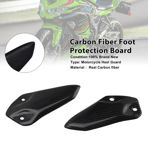 Kawasaki ZX-4R ZX-4RR ZX-25R Carbon Fiber Foot Protection Board Generic