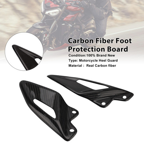 2016-2022 Triumph Street Triple 765 RS Carbon Fiber Foot Protection Board Generic
