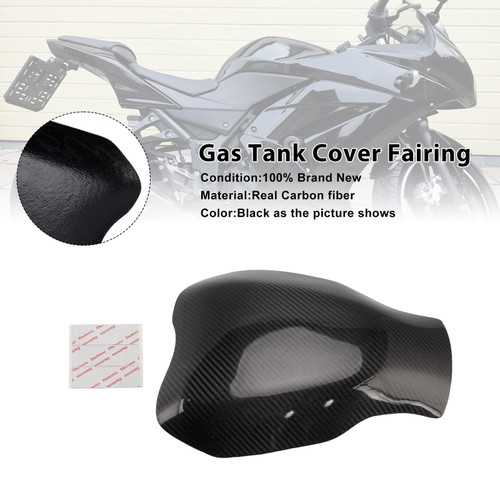 2008-2012 Kawasaki EX250 Gas Tank Cover Fairing Real Carbon fiber Generic