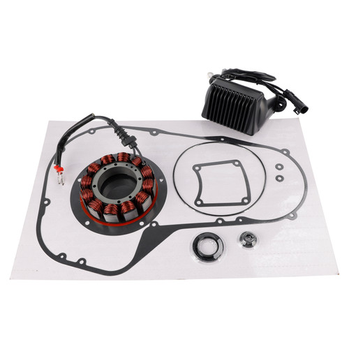 2004-2005 Ultra Classic FLHTCUI Generator Stator Regulator Rectifier Gasket Set Generic