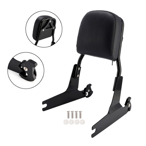 2000-2017 Softail Sissy Bar Passenger Sissy Bar Backrest Black Generic