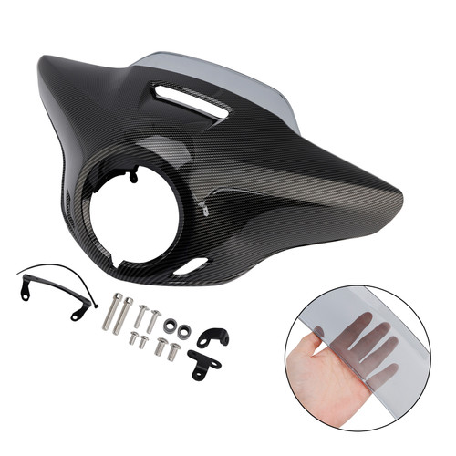 2021-2024 HONDA CM300 CM500 Windshield Headlight Fairing Carbon+Gray Generic