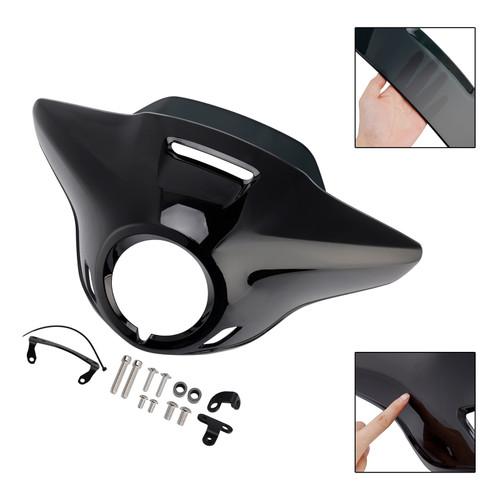 2021-2024 HONDA CM300 CM500 Windshield Headlight Fairing Gloss Black+Black Generic