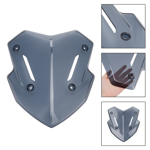 2025- Kawasaki X-MAX 300 Windshield Windscreen Gray Generic