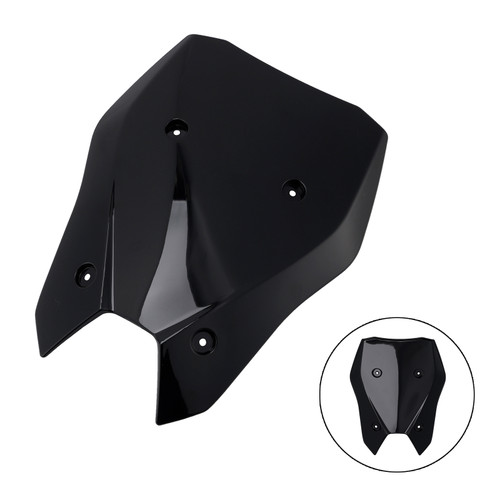 2025- Kawasaki Z900 Windshield Windscreen Black Generic