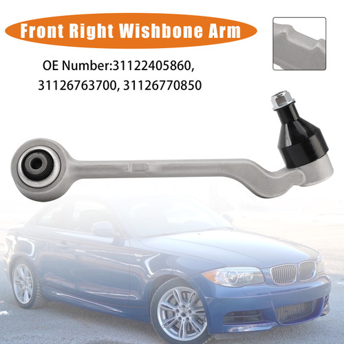 2006-2015 BMW 1 Series E81 E87+3 Series E90 E91+X1 E84 Front Right Wishbone Arm 31122405860 Generic