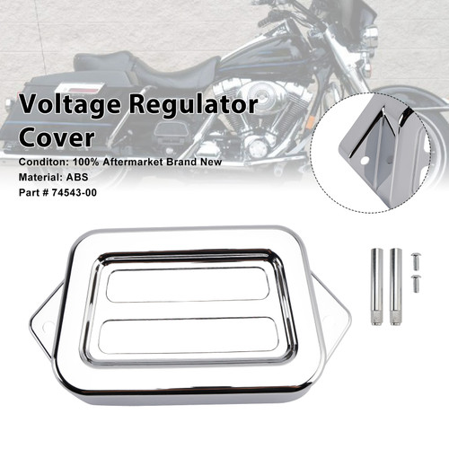 2006-2008 Harley Street Glide Voltage Regulator Cover Chrome Generic