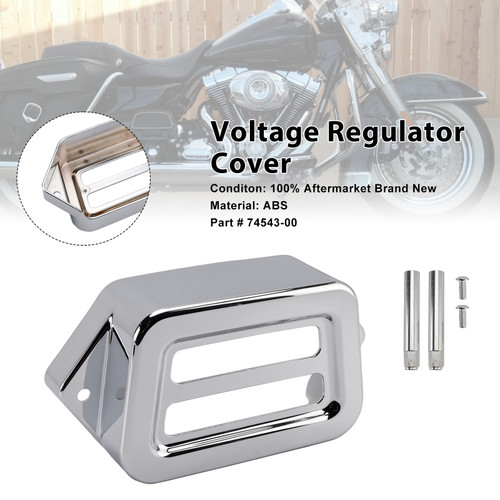2006-2008 Harley Street Glide Voltage Regulator Cover Chrome Generic