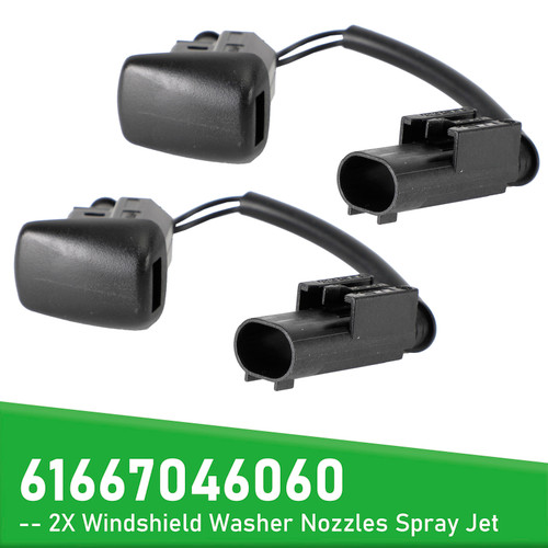 2001-2011 Mercedes-Benz W203 W208 2X Windshield Washer Nozzles Spray Jet 2118601147 Generic