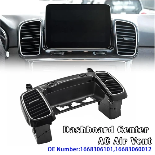 2016-2019 Mercedes GLE GLS Class W166 W292 Dashboard Center Console Air Vent Grille Panel 1668306101 Generic