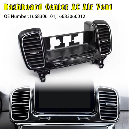2016-2019 Mercedes GLE GLS Class W166 W292 Dashboard Center Console Air Vent Grille Panel 1668306101 Generic