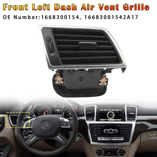 2012-2015 Mercedes Benz GL Class (X166) Front Left Dash Air Vent Grille 1668300154 Generic