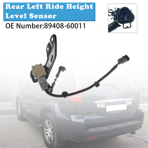 2003-2009 Toyota 4Runner Sport Utility V8 4.7L Petrol Ride Height Level Sensor Rear Left 89408-60011 Generic