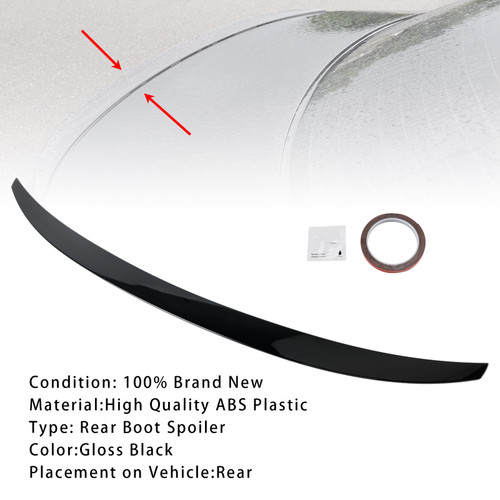 2015-2022 BMW 7 SERIES G11 G12 Rear Boot Spoiler Gloss Black Generic