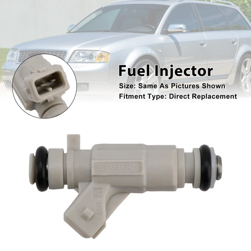 2001-2003 Audi S6 S8 4.2L V8 1Pcs Fuel Injector 0280155988 077133551Q Generic