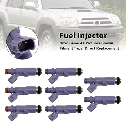 1999-2009 Lexus IS200/300 GX470 LX470 8Pcs Fuel Injector 23250-70120 Generic