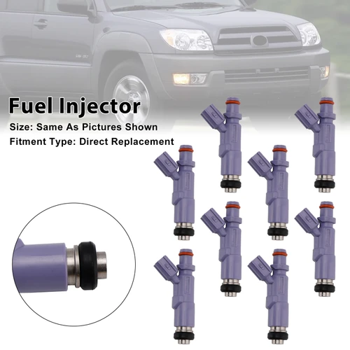 2005-2009 Toyota Sequoia Land Cruiser 8Pcs Fuel Injector 23250-70120 Generic