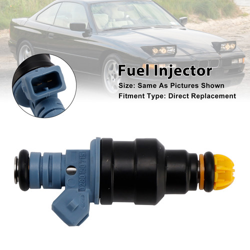 1987-1997 BMW 3 Series E30 E36 2.5L 1.8L 1Pcs Fuel Injector 0280150715 Generic