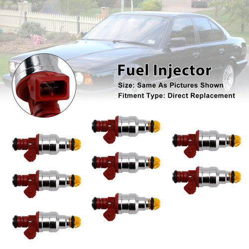 1993-1998 BMW 540i 740i 3.0L 4.0L 4.4L V8 8Pcs Fuel Injector 0280150778 Generic