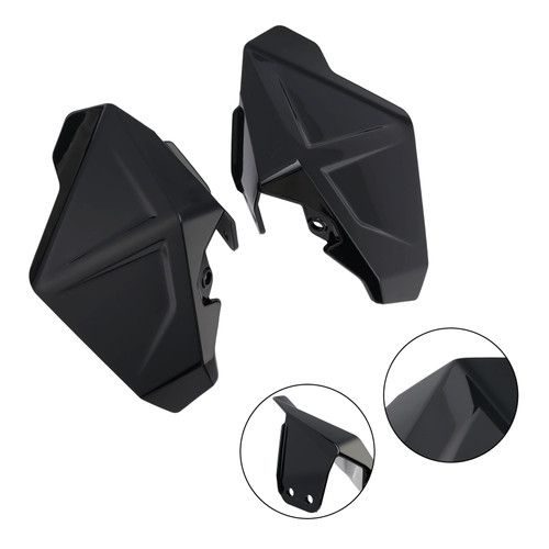 2025-2026 BMW R1300GS ADV Windshield Plate Side Panels Black Generic