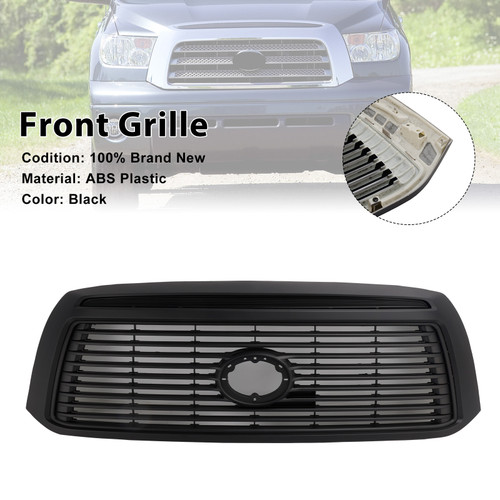2006-2009 Toyota Tundra Front Grille Black Generic