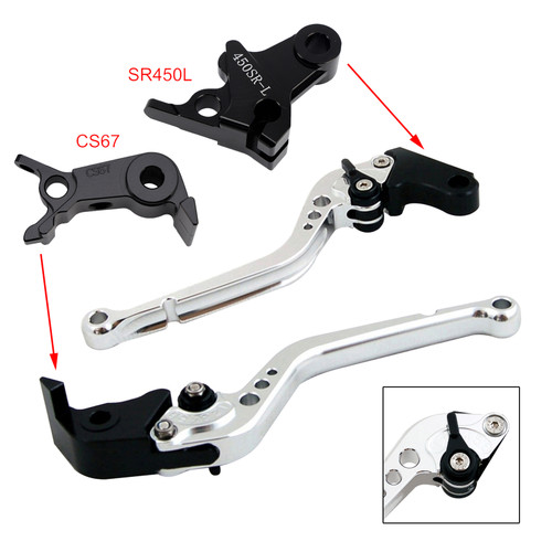 2024-2026 VOGE DS900X 900DSX Racing Brake & Clutch Levers Silver Generic