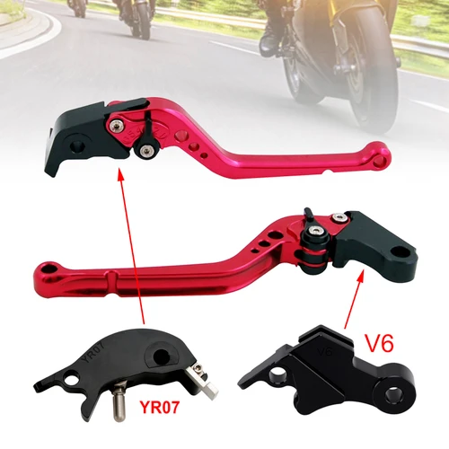2024-2025 YAMAHA XSR900 XSR900GP 2pcs Racing Brake & Clutch Levers Red Generic