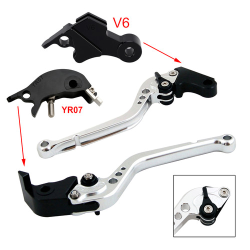 2024-2025 YAMAHA MT-09 YAMAHA MT-09SP 2pcs Racing Brake & Clutch Levers Silver Generic