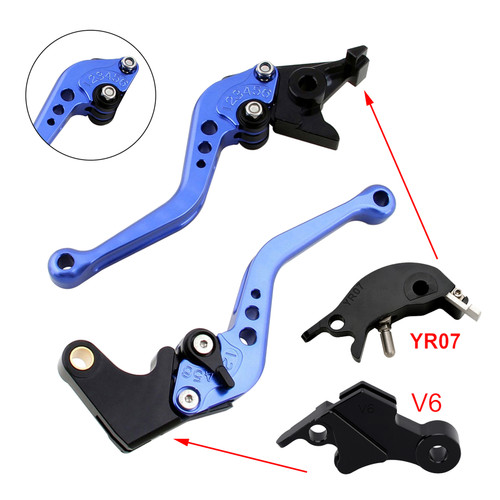 2024-2025 YAMAHA XSR900 XSR900GP MT-09 MT-09SP Short Clutch Brake Lever Blue Generic